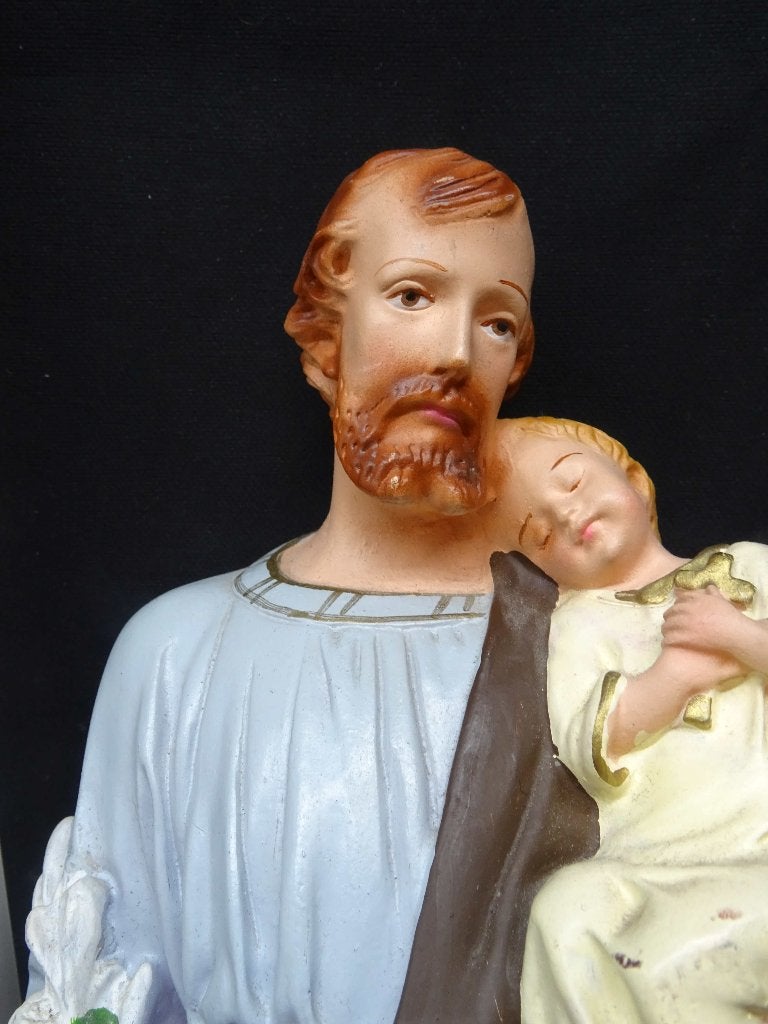 100021=Heilige Jozef met het Kindje.219, Antiek en Kunst, Ophalen of Verzenden
