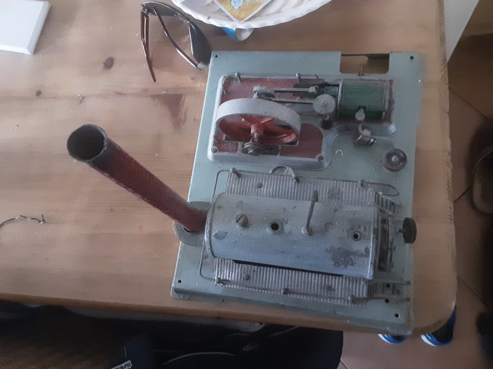 stoommachine, Ophalen