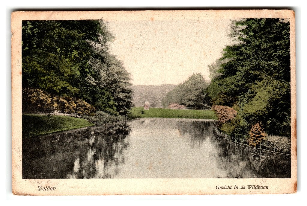 Delden, Gezicht in de Wildbaan, Verzamelen, Verzenden, 1920 tot 1940, Gelopen, Overijssel
