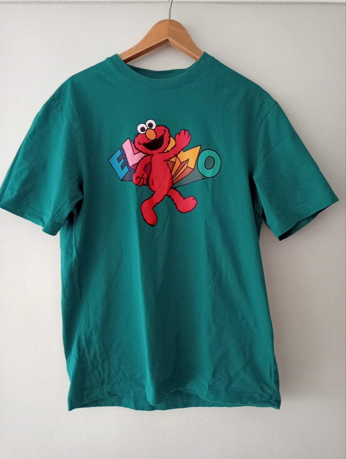 Tof t-shirt ELMO SESAME STREET (dames heren), Ophalen of Verzenden, Zo goed als nieuw, Maat 46 (S) of kleiner, Groen