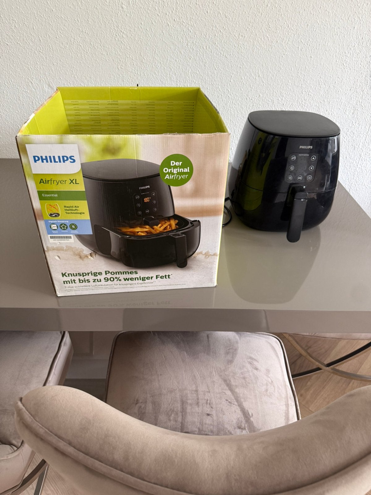 Philips Airfryer XL Essential | Inclusief originele doos |, Ophalen, Gebruikt, Airfryer XL