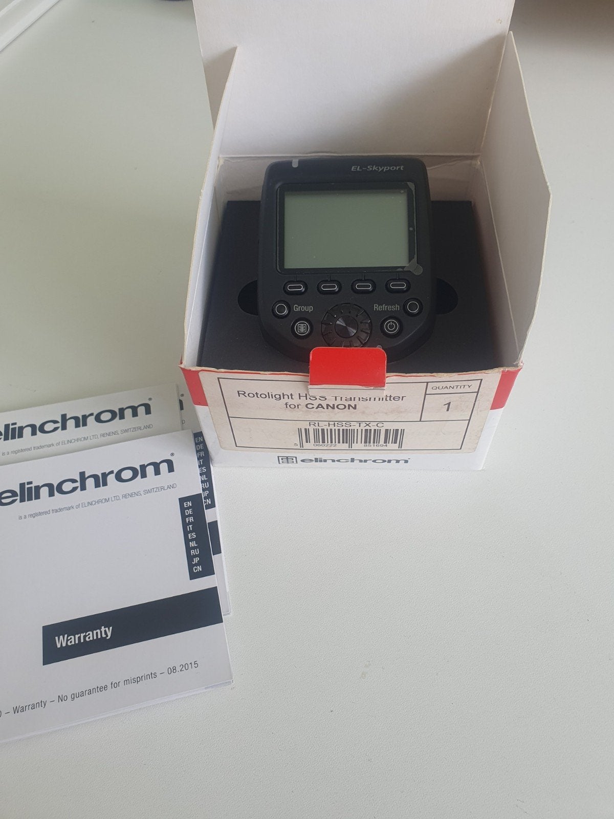 Nieuwe Elinchrom EL-Skyport Transmitter voor Canon, Ophalen of Verzenden, Zo goed als nieuw