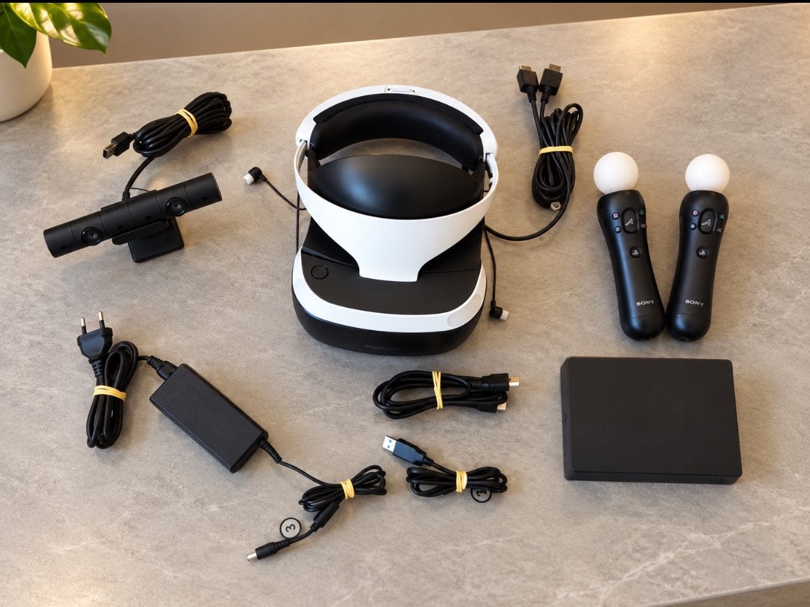 VR bril (PS 4) + Astro Bot Rescue Mission (VR Only) PS4, Ophalen, Zonder controller, Original, Gebruikt