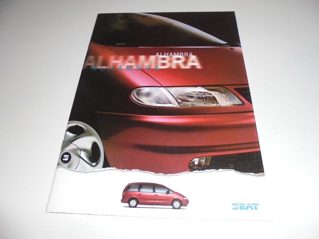 brochure Seat Alhambra, Ophalen of Verzenden, Nieuw, Overige merken