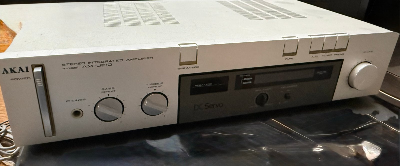 Akai AM-U210 Stereo Geïntegreerde vintage Versterker, Overige merken, Gebruikt, Ophalen of Verzenden, Minder dan 60 watt