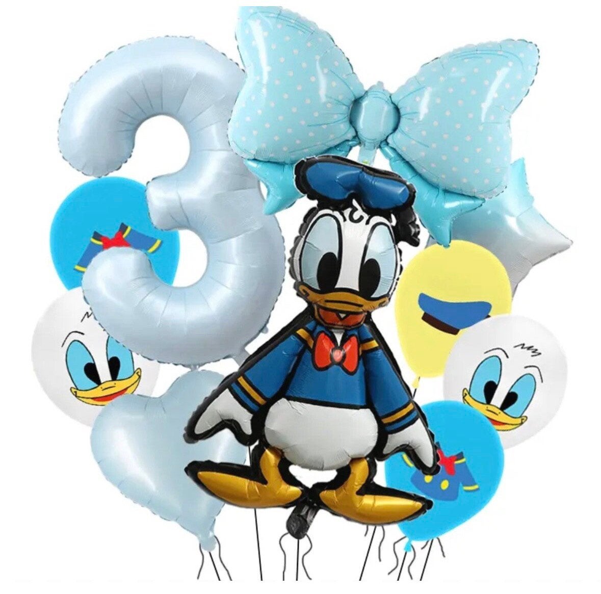 Donald Duck ballonnen Set, Ophalen of Verzenden, Nieuw, Versiering, Verjaardag