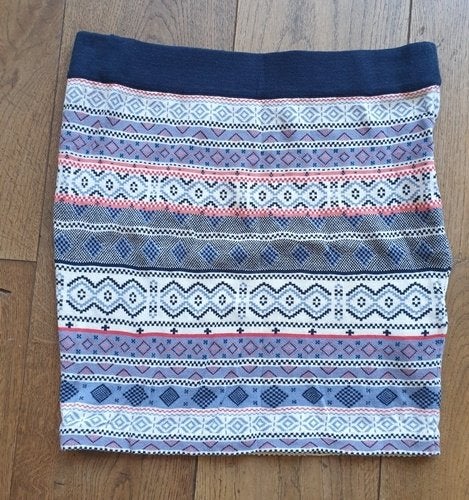 Gekleurd Stretch Rokje Miss Etam (M), Kleding | Dames, Rokken, Maat 38/40 (M), Overige kleuren, Ophalen of Verzenden, Knielengte