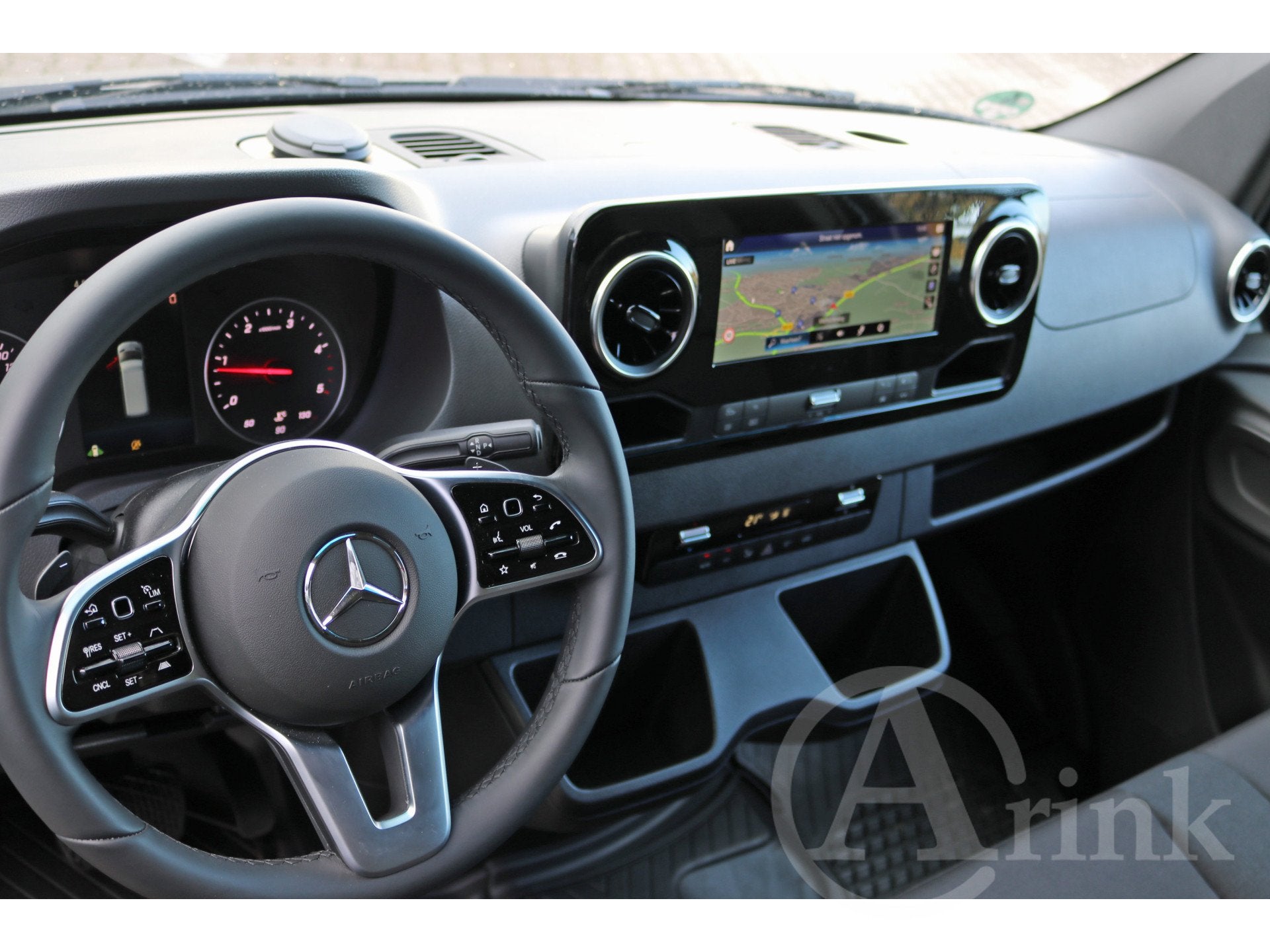 Mercedes-Benz Sprinter 317 CDI L2H2 BPM vrij 360° ALARM KL3, Automaat, 12 maanden, Gebruikt, Zwart