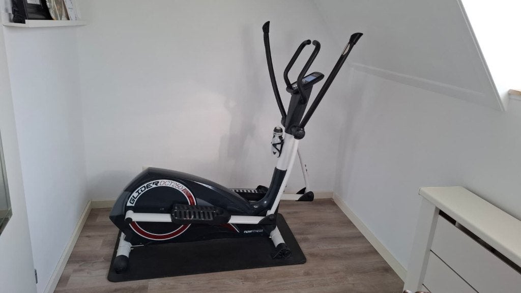 Crosstrainer Flowfitness Glider DCT250i inclusief mat, Ophalen, Zo goed als nieuw, Crosstrainer