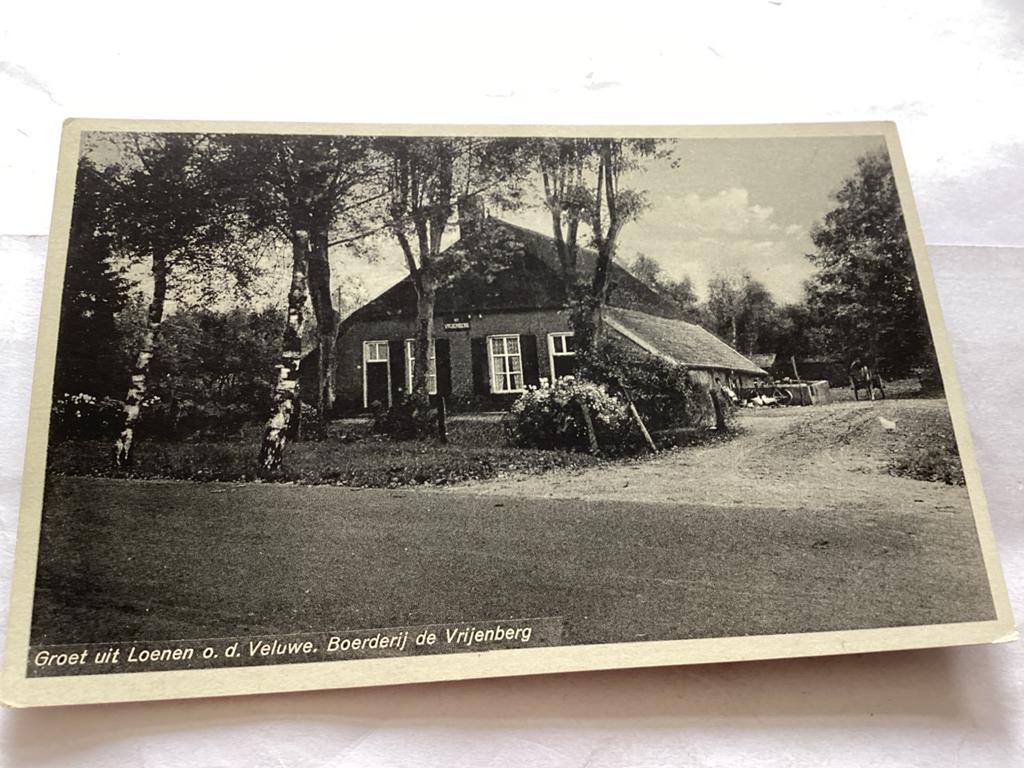 Loenen a.d. Veluwe - Boerderij de Vrijenberg, Ophalen of Verzenden, Voor 1920, Gelopen, Gelderland