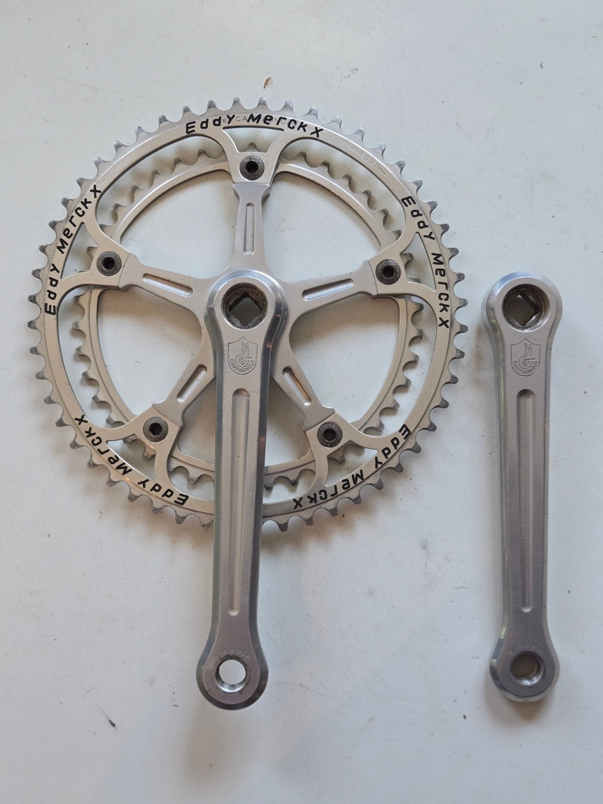 te koop heel mooi campagnolo super record crankstel merckx, Fietsen en Brommers, Fietsonderdelen, Ophalen of Verzenden