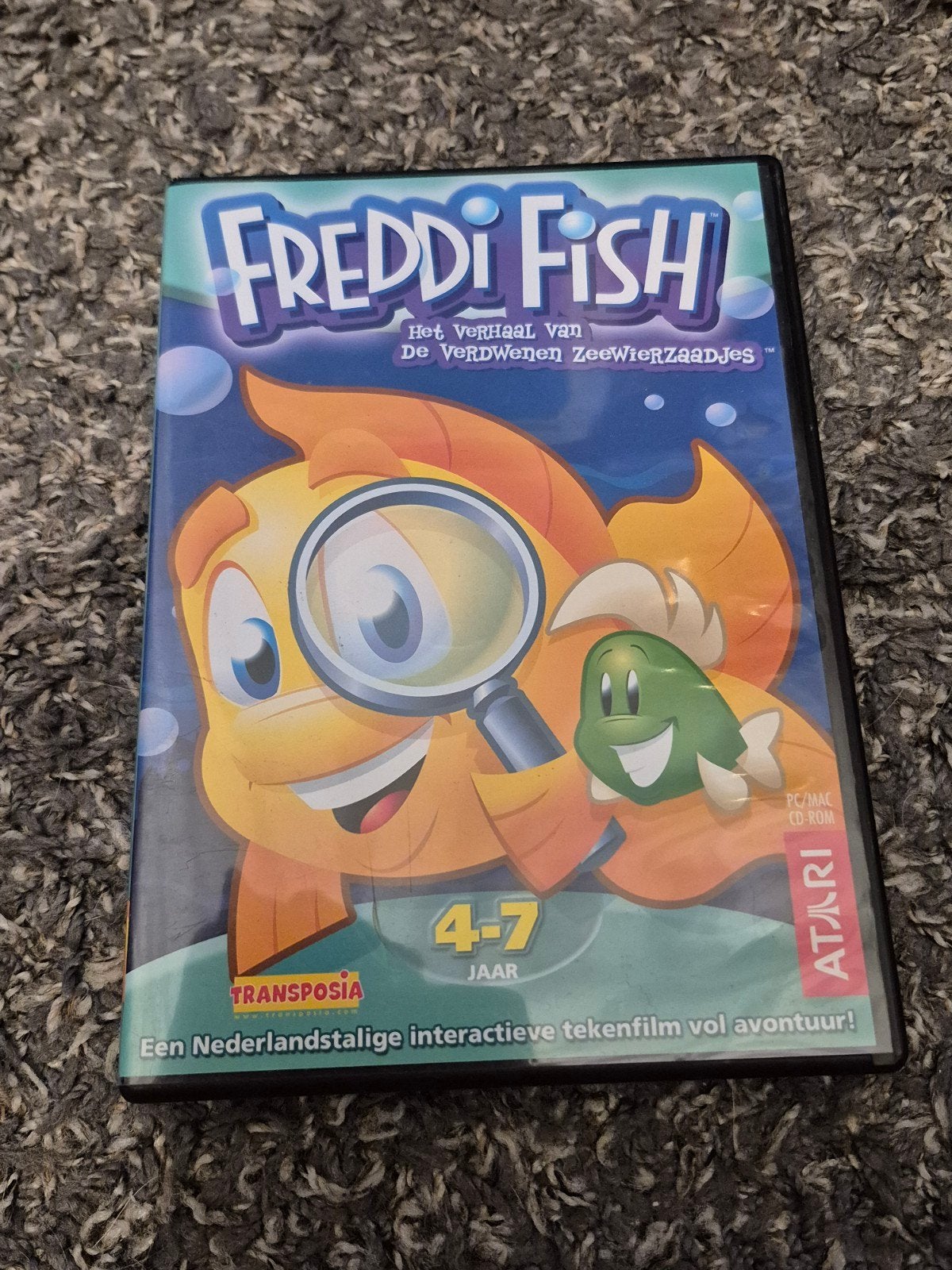 Freddi Fish en de Verdwenen Zeewierzaadjes PC CD-ROM, Puzzel en Educatief, Gebruikt, 1 speler, Ophalen of Verzenden