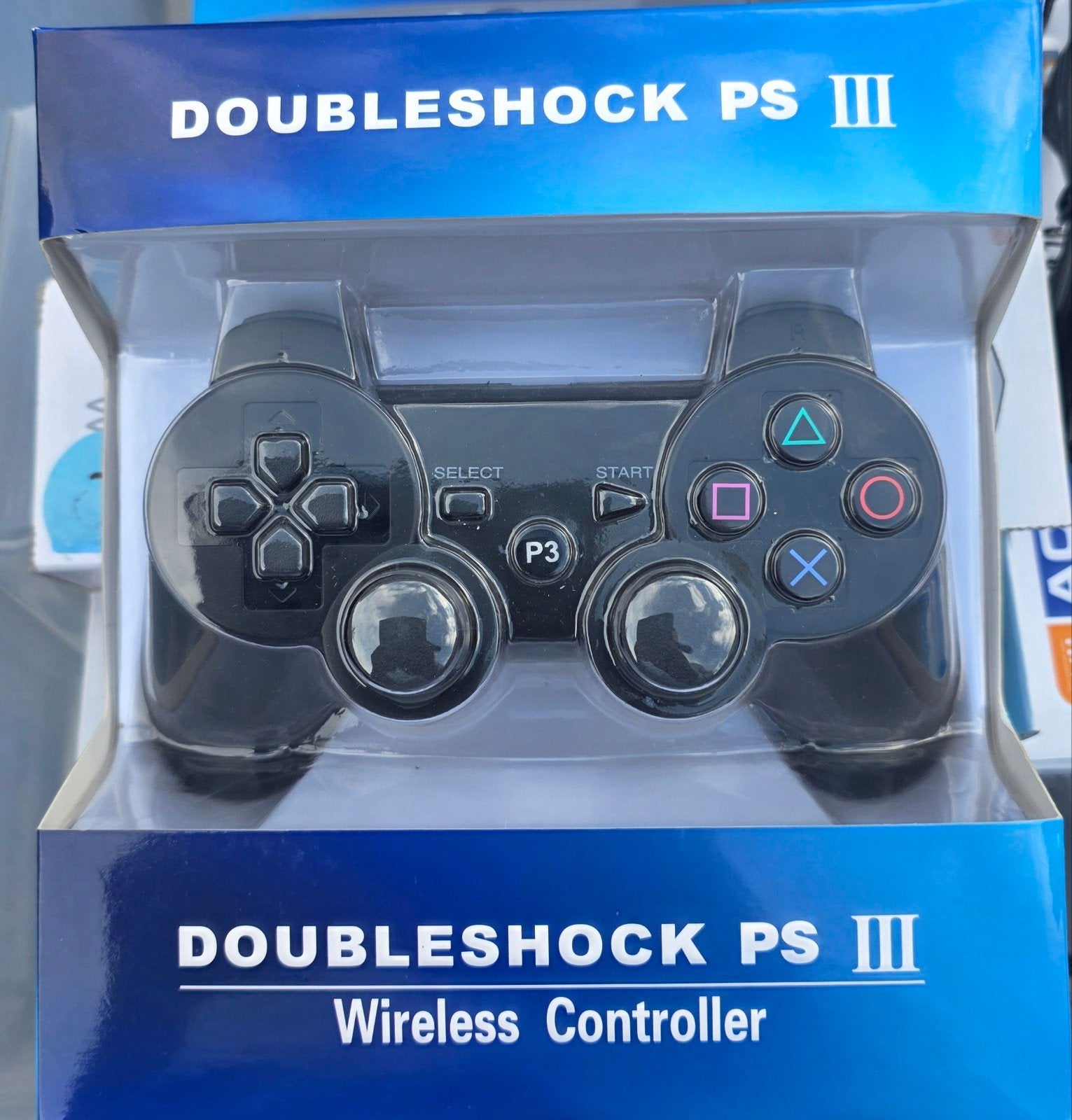 DOUBLSHOCK PS III Wireless Controller - Zwart, Spelcomputers en Games, Ophalen of Verzenden, Nieuw, Met 1 controller, Phat