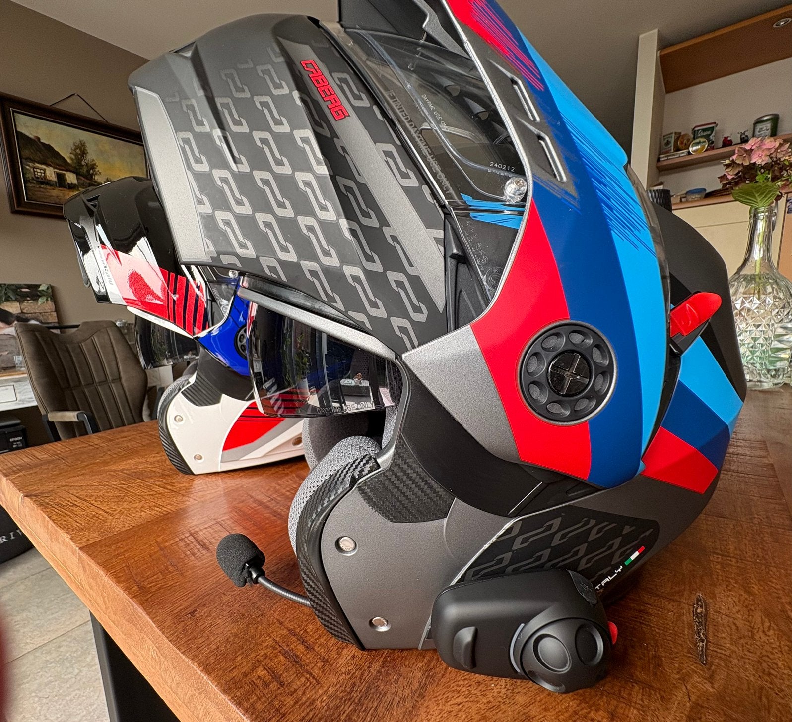 Caberg Tourmax Systeemhelmen - als nieuw, Systeemhelm, Ophalen of Verzenden, L, Caberg