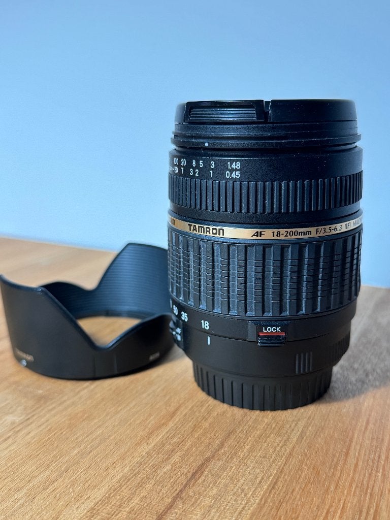 Tamron AF 18-200mm F/3.5-6.3 lens, Ophalen, Gebruikt, Telelens, Tamron