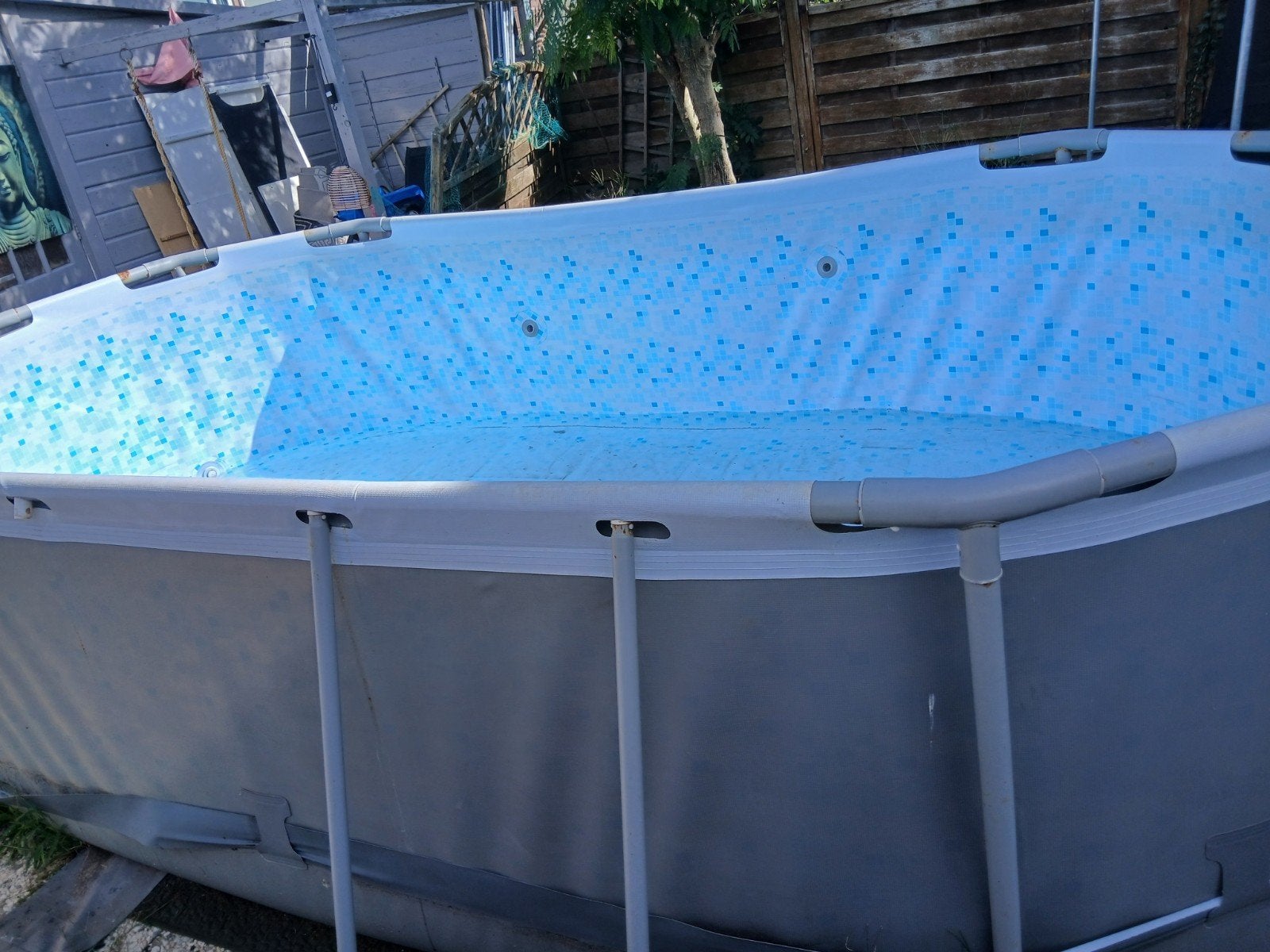 bestway zwembad zie omschrijving, Tuin en Terras, Zwembaden, Ophalen, Gebruikt, 200 tot 300 cm, 80 tot 120 cm