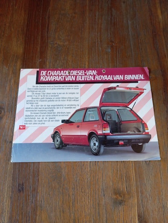 Daihatsu Charade Diesel Van 2 pag., Verzenden, Gelezen, Overige merken