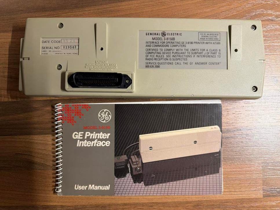 GE Printer Interface Model 3-8160 met handleiding, Ophalen of Verzenden