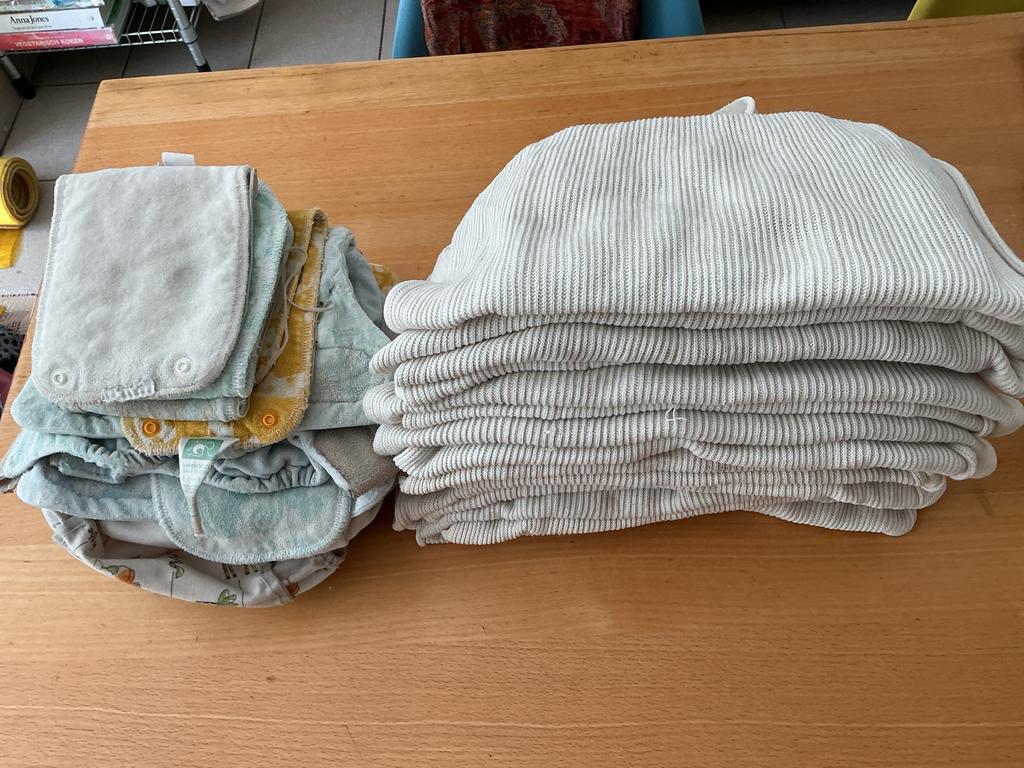 Gebruikte wollen babyluiers en luierbroekjes - Wevershoek, Ophalen of Verzenden, Gebruikt