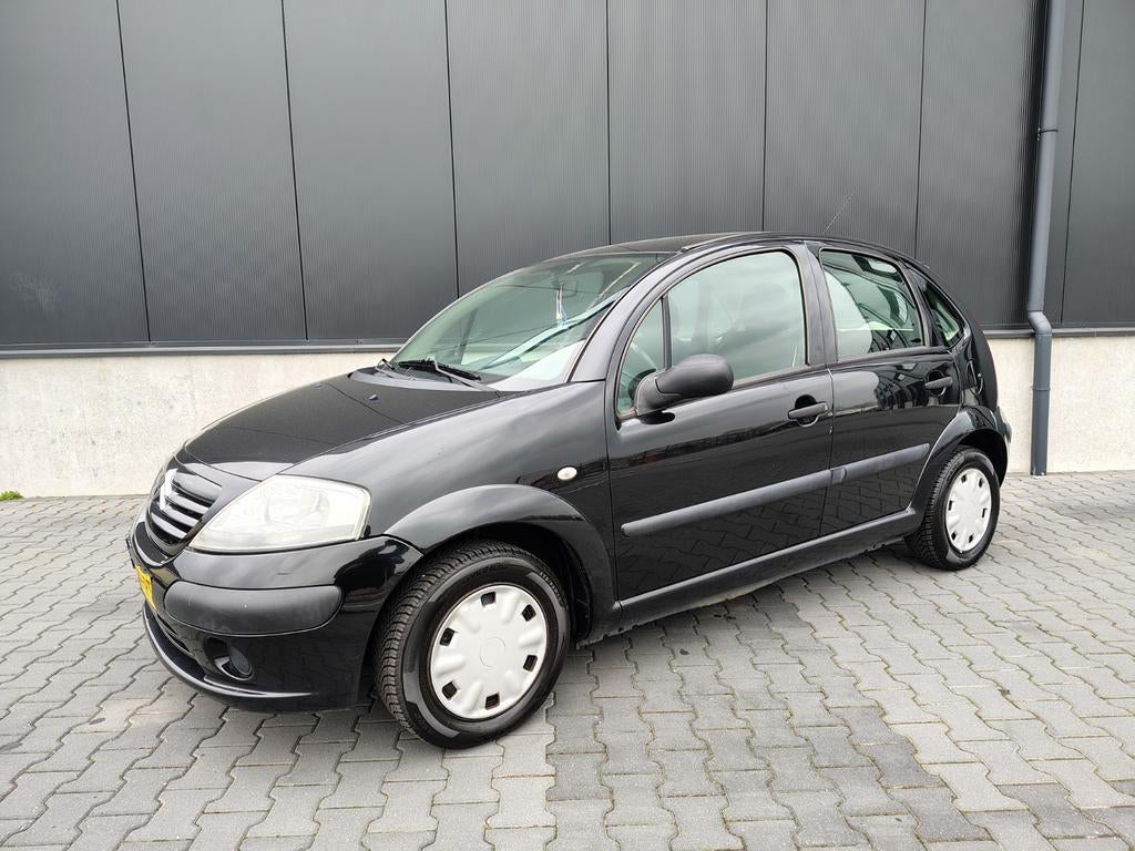 Citroën C3 1.4 I Airco 162.571 NAP Zwart, Voorwielaandrijving, Stof, Zwart, Zwart