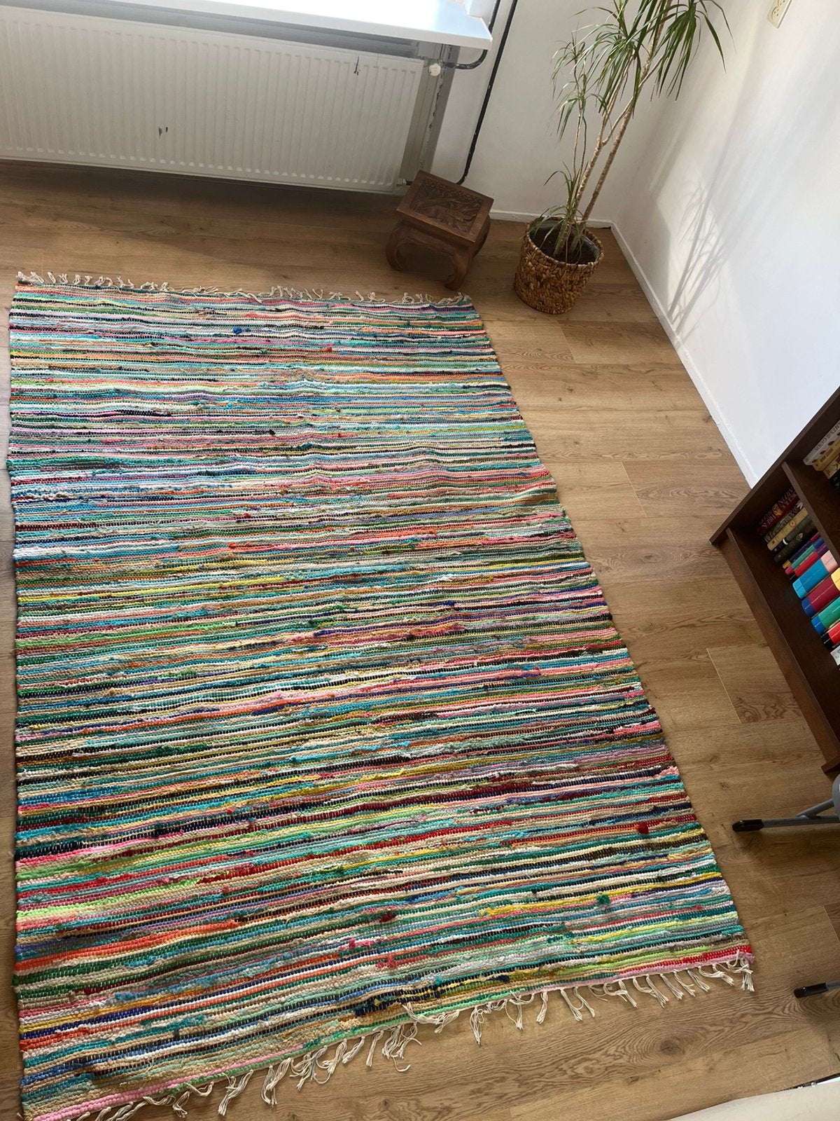 Handgemaakte Vloerkleed, Ophalen, 100 tot 150 cm, 200 cm of meer, Zo goed als nieuw