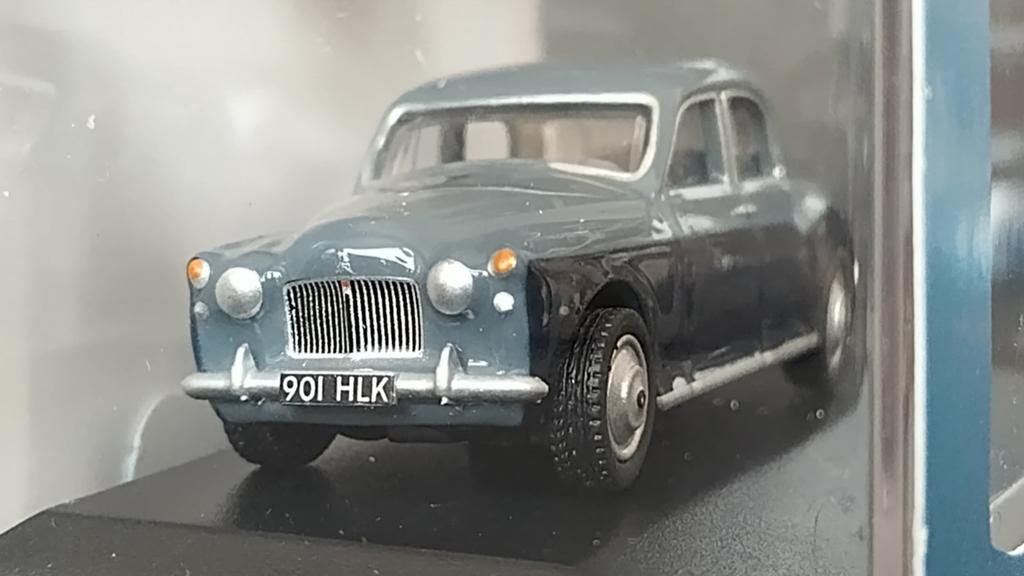 Rover P4 steel Bleu 1:76 Oxford Diecast Pol, Auto, Verzenden, ., Nieuw