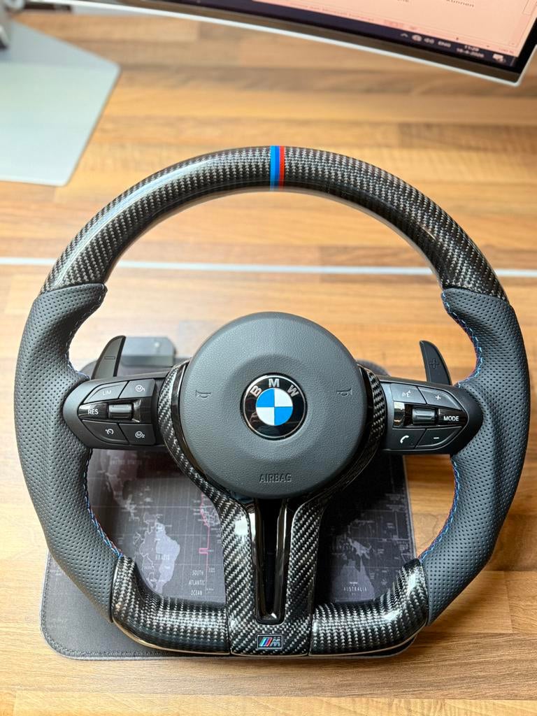 BMW M stuurwiel carbon voor F serie met inbouw, Auto-onderdelen, Besturing, Ophalen of Verzenden, Nieuw, BMW