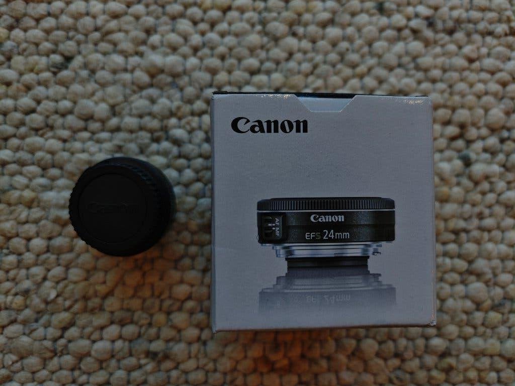 Canon EF-S 24mm f/2.8 STM in originele verpakking, Canon, Autofocus, Zo goed als nieuw, 24 mm