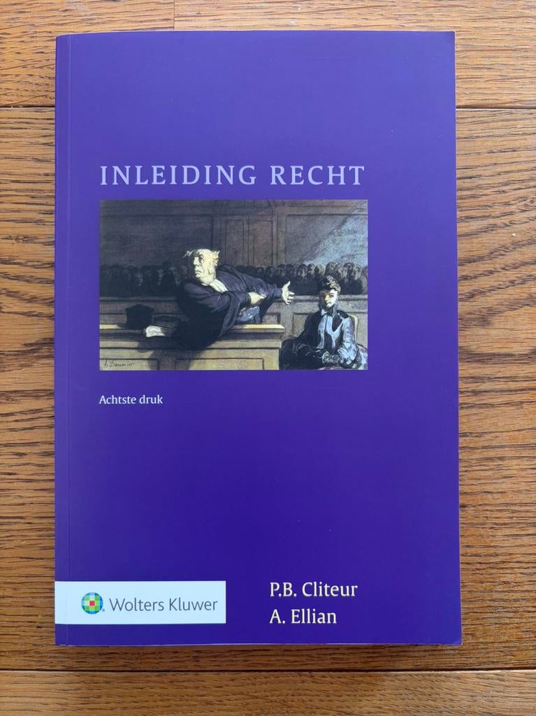 Inleiding Recht Achtste Druk, Boeken, Ophalen of Verzenden, Alpha, Zo goed als nieuw, WO
