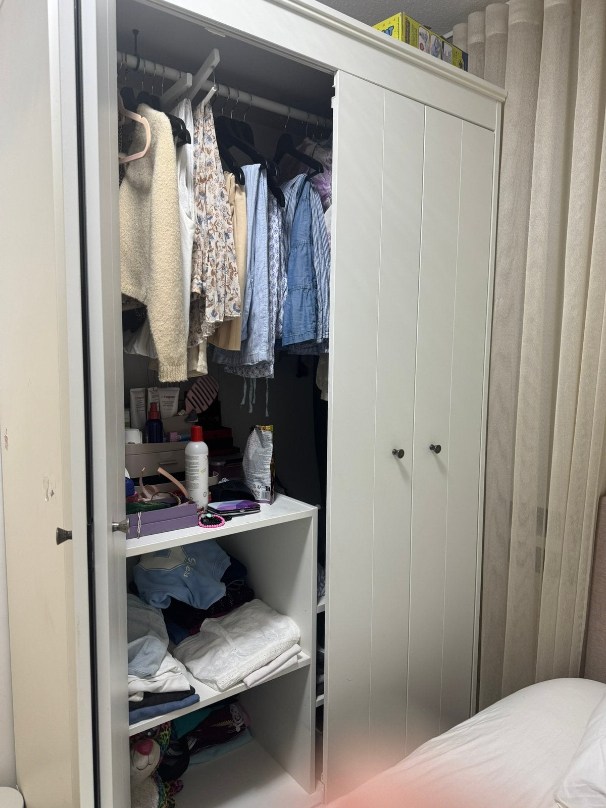 IKEA IDANÄS kledingkast wit – MOET SNEL WEG!, Ophalen, 100 tot 150 cm, Zo goed als nieuw, 150 tot 200 cm