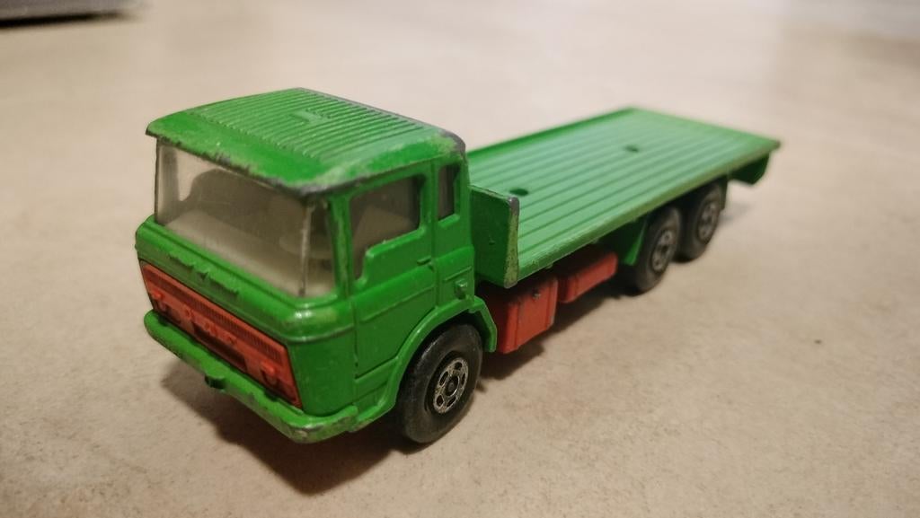 DAF vrachtwagen speedkings Matchbox 1971, Ophalen of Verzenden, Gebruikt, Bus of Vrachtwagen, Matchbox
