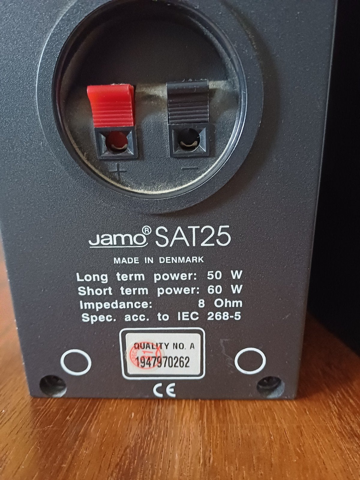 jamo sat25 boxjes, speakers, Audio, Tv en Foto, Ophalen of Verzenden, Gebruikt, 60 tot 120 watt, Jamo