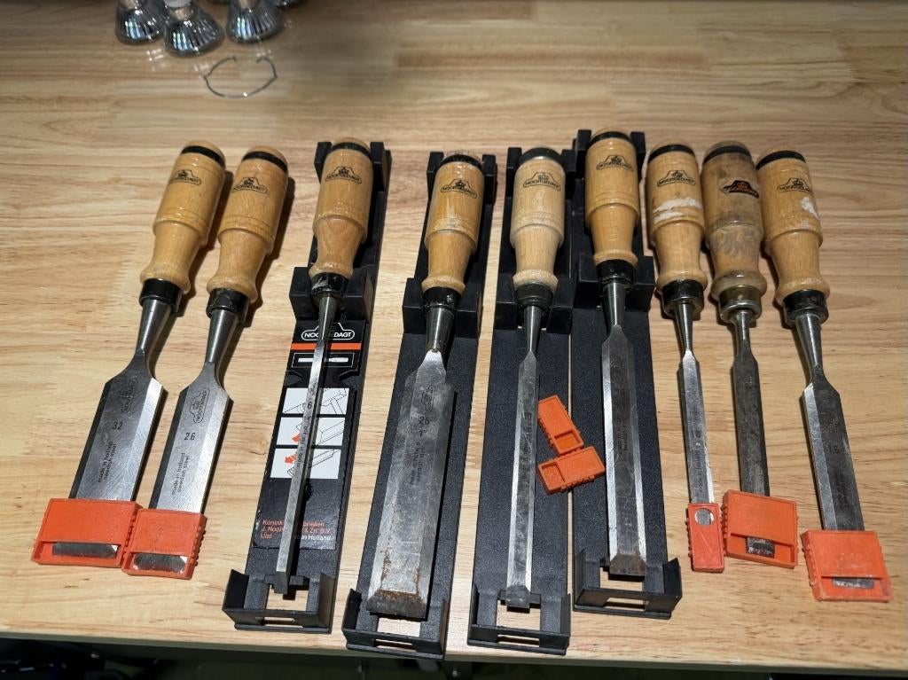 Te koop aangeboden Nooitgedagt Beitels, Doe-het-zelf en Verbouw, Gereedschap | Handgereedschap, Ophalen of Verzenden, Zo goed als nieuw