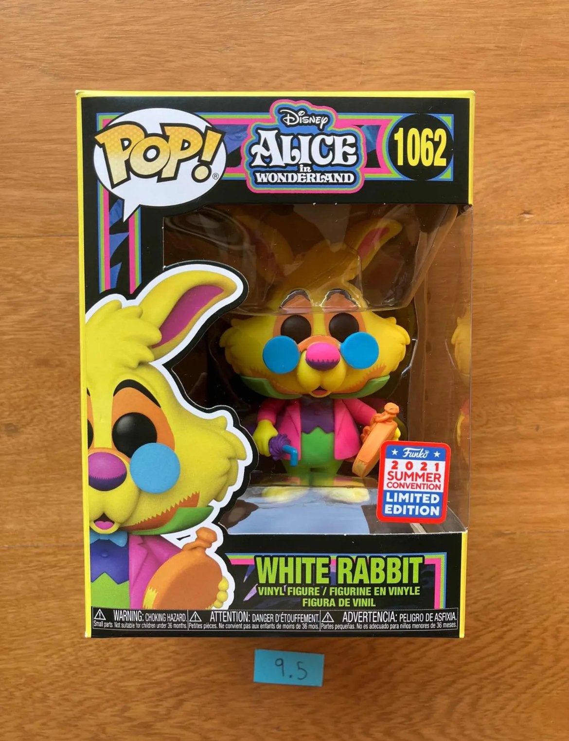 Funko Pop! White Rabbit Black Light SDCC Exclusief, Ophalen of Verzenden, Nieuw