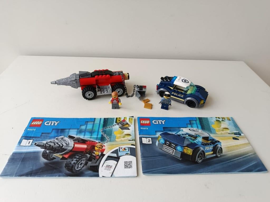 Lego City 60273 Elite Politie Achtervolging bankroof, City, Lego, Ophalen of Verzenden, Complete set