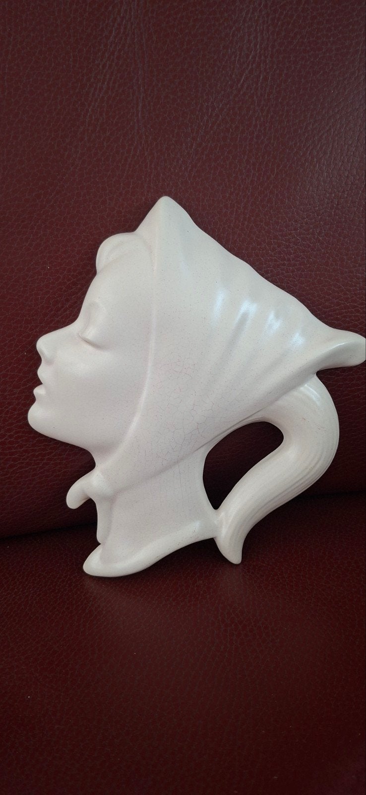 Vintage Flora Gouda Holland Wandmasker Dame, Ophalen of Verzenden