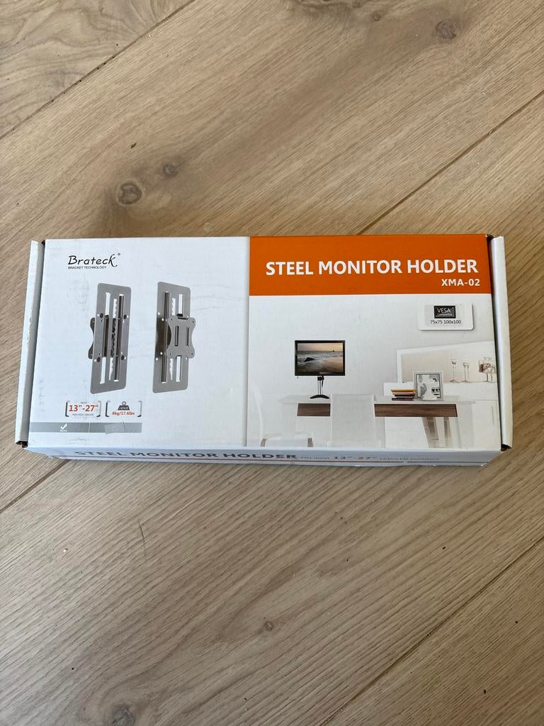 Brateck Stalen Monitor Houder XMA-02 (13-27 inch), Ophalen of Verzenden, Nieuw