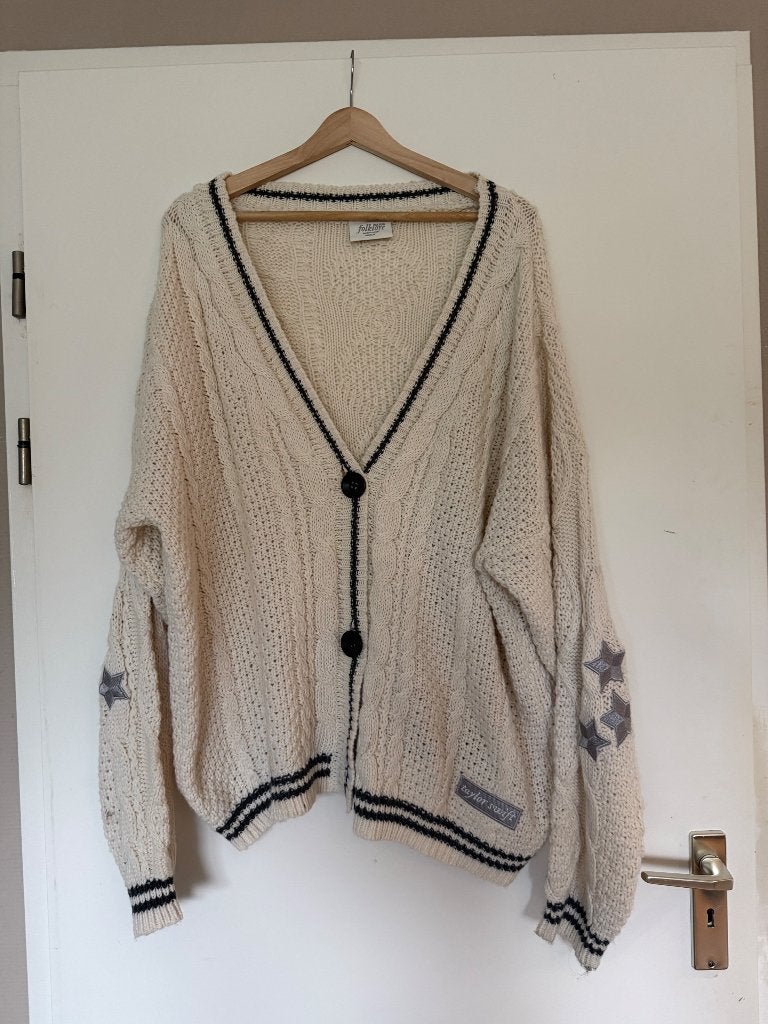 TS Folklore Cardigan official M/L, Beige, Maat 42/44 (L), Ophalen of Verzenden, Zo goed als nieuw