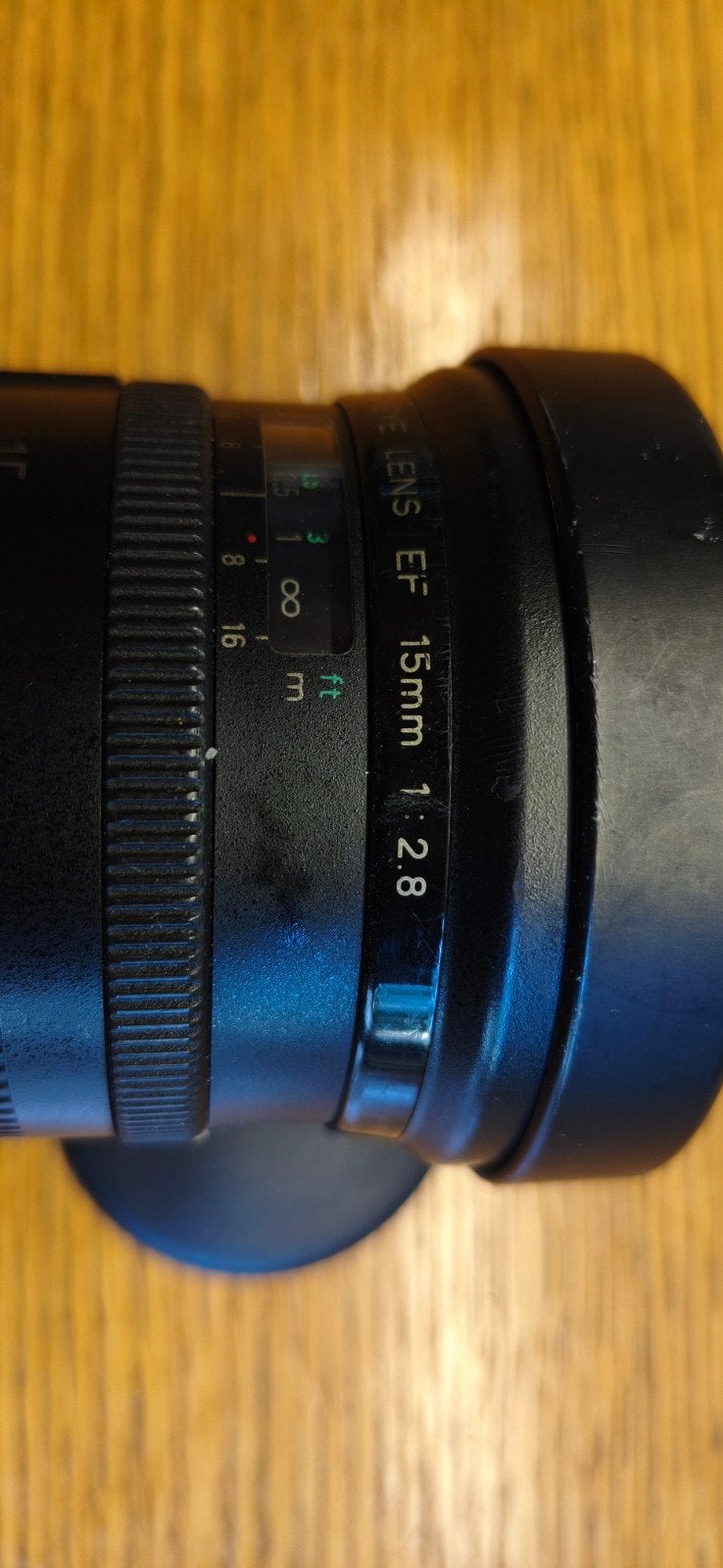 Canon Fisheye Lens EF 15mm 1:2.8, Audio, Tv en Foto, Canon, Autofocus, Fisheye-lens, Ophalen of Verzenden