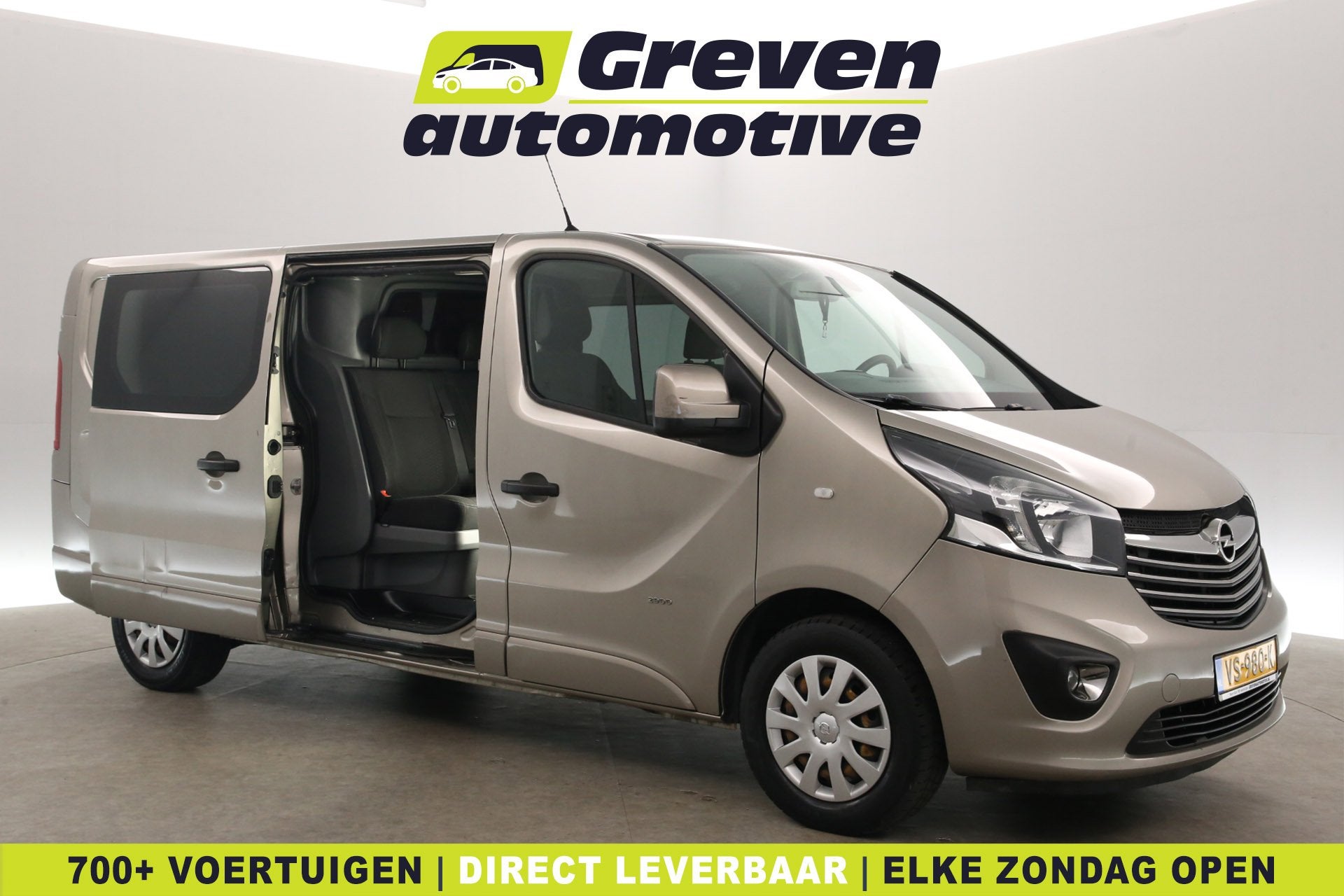 Opel Vivaro 1.6 CDTI L2H1 141PK | Dubbele Cabine | Clima | C, Auto's, Voorwielaandrijving, Euro 5, Stof, Gebruikt