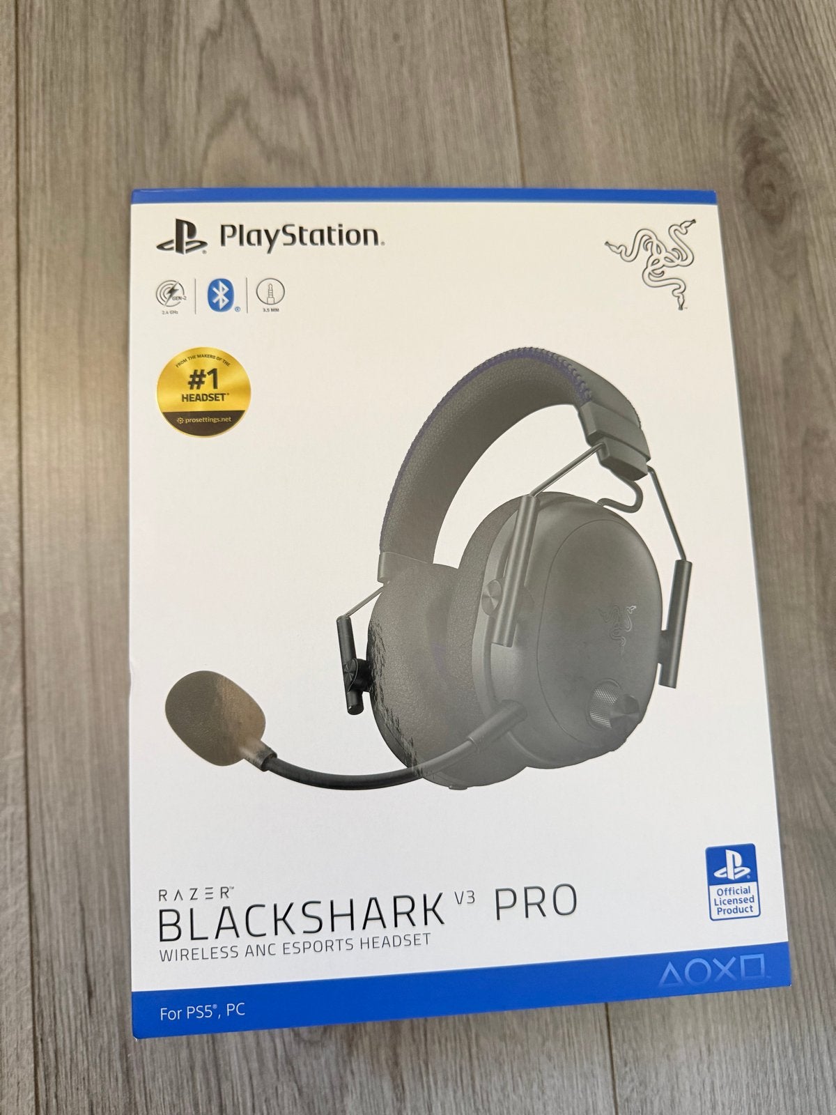 Razer BlackShark V3 Pro Draadloze Gaming Headset PS5/PC, Computers en Software, Ophalen of Verzenden, Nieuw
