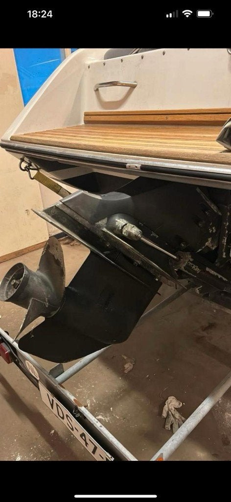 omc king cobra staartstuk v8, Ophalen, Gebruikt, Motor en Techniek, Motorboot