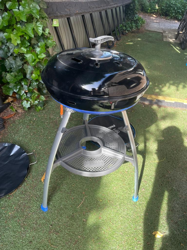 Cadac skottelbraai met paella pan en grill plaat, Ophalen, Zo goed als nieuw