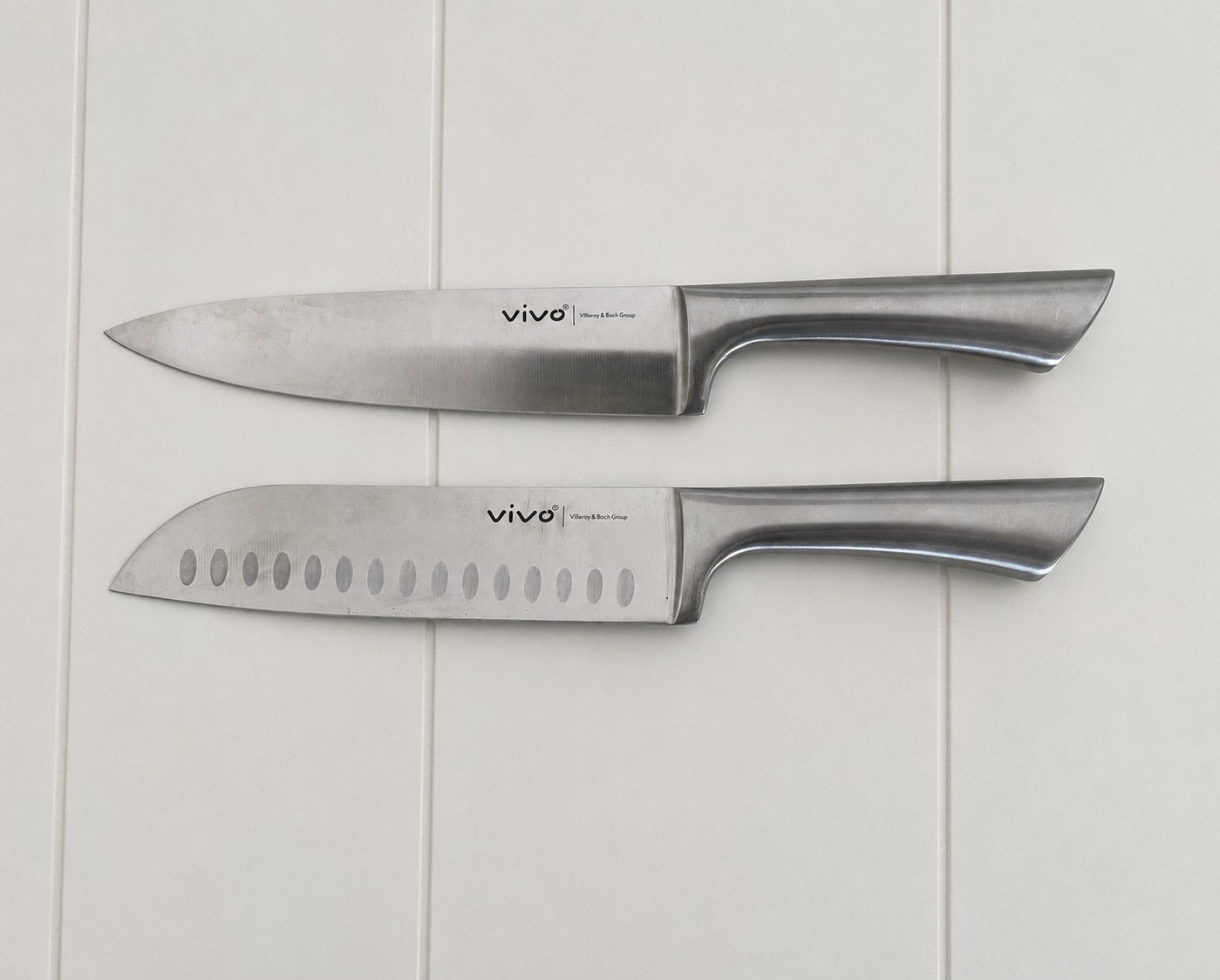 Vivo Villeroy & Boch Group messen set - 2 stuks, Overige typen, Zilver, Ophalen of Verzenden, Zo goed als nieuw