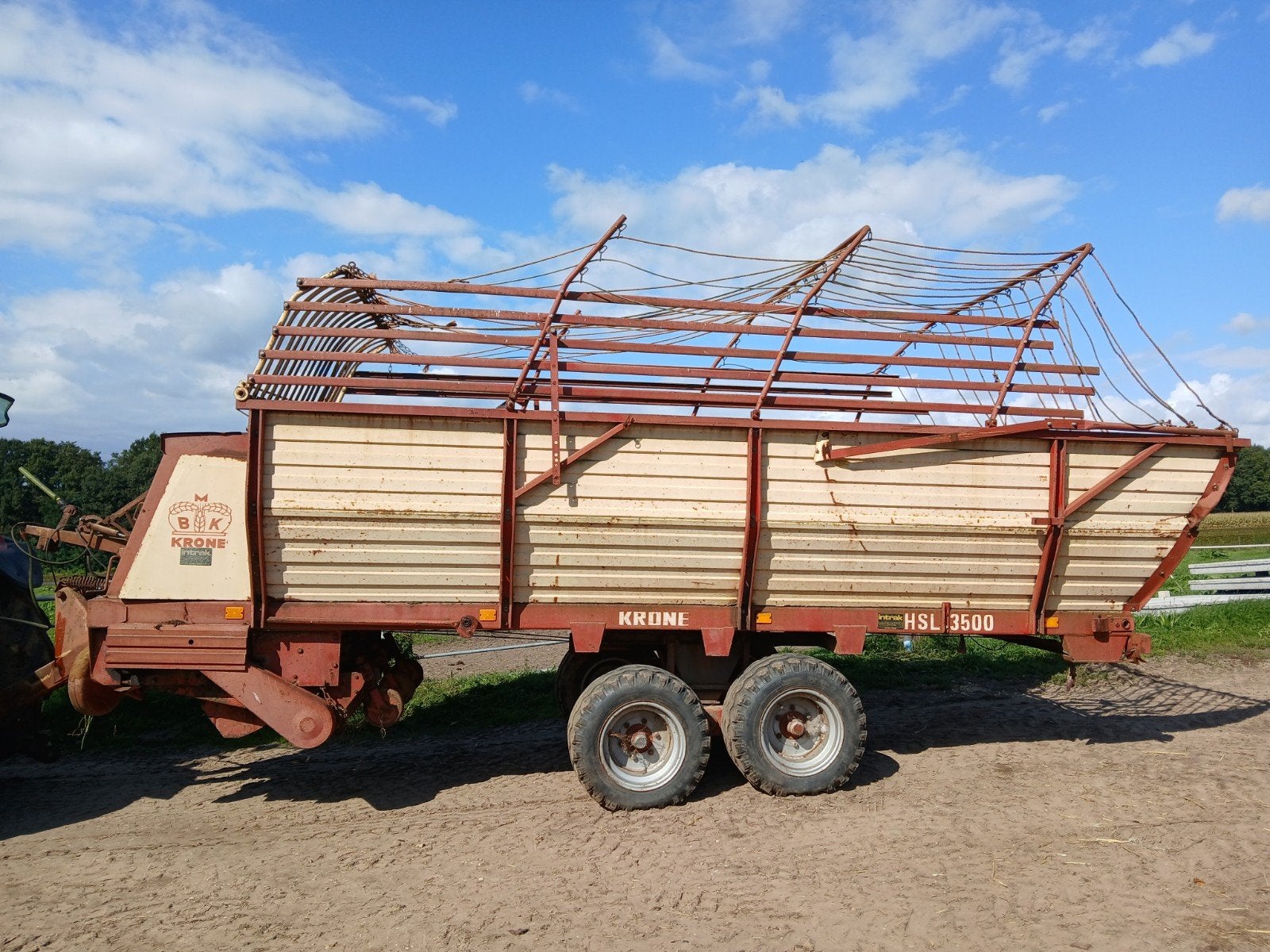 Krone HSL 3502T opraapwagen, Zakelijke goederen, Ophalen, Akkerbouw, Voertechniek