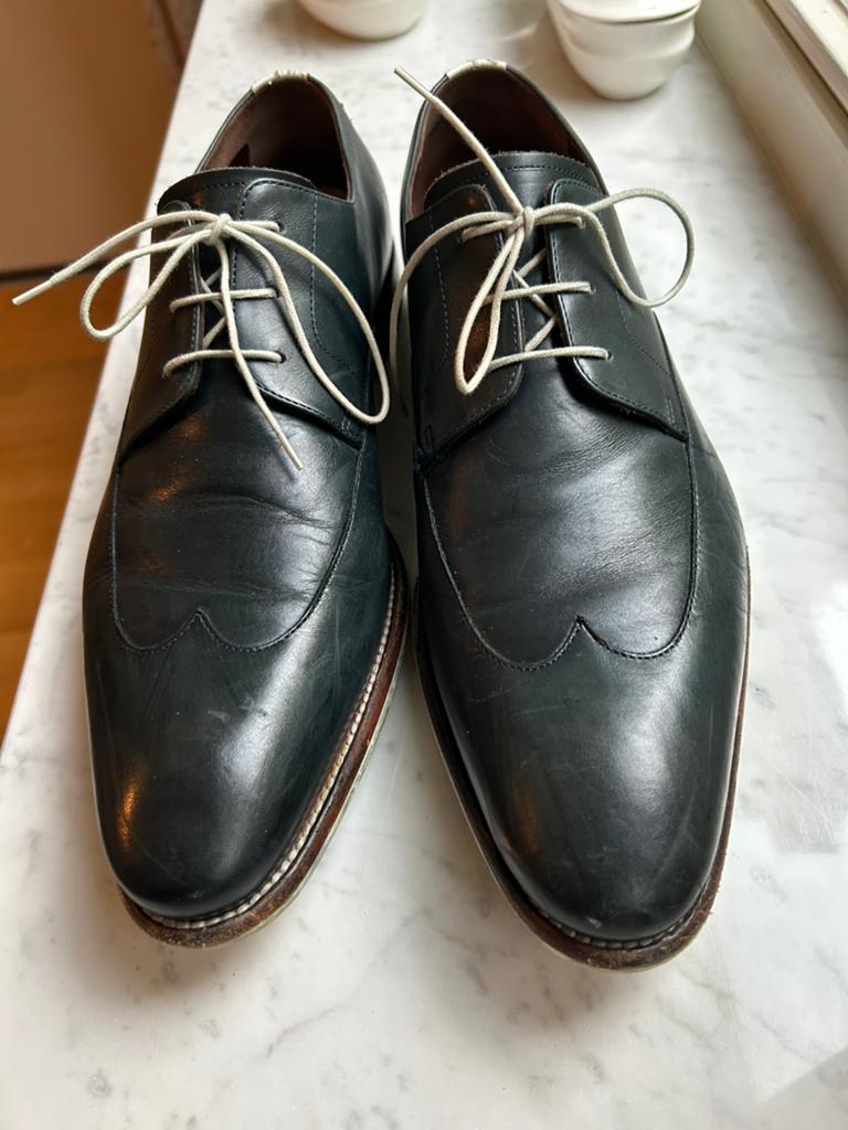 Stijlvolle Nette van Bommels. Maat 10. Breedtemaat G1/2, Kleding | Heren, Schoenen, Blauw, Ophalen of Verzenden, Zo goed als nieuw