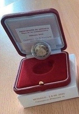 2 euro Monaco 2020, Postzegels en Munten, Ophalen, Monaco, 2 euro, Setje