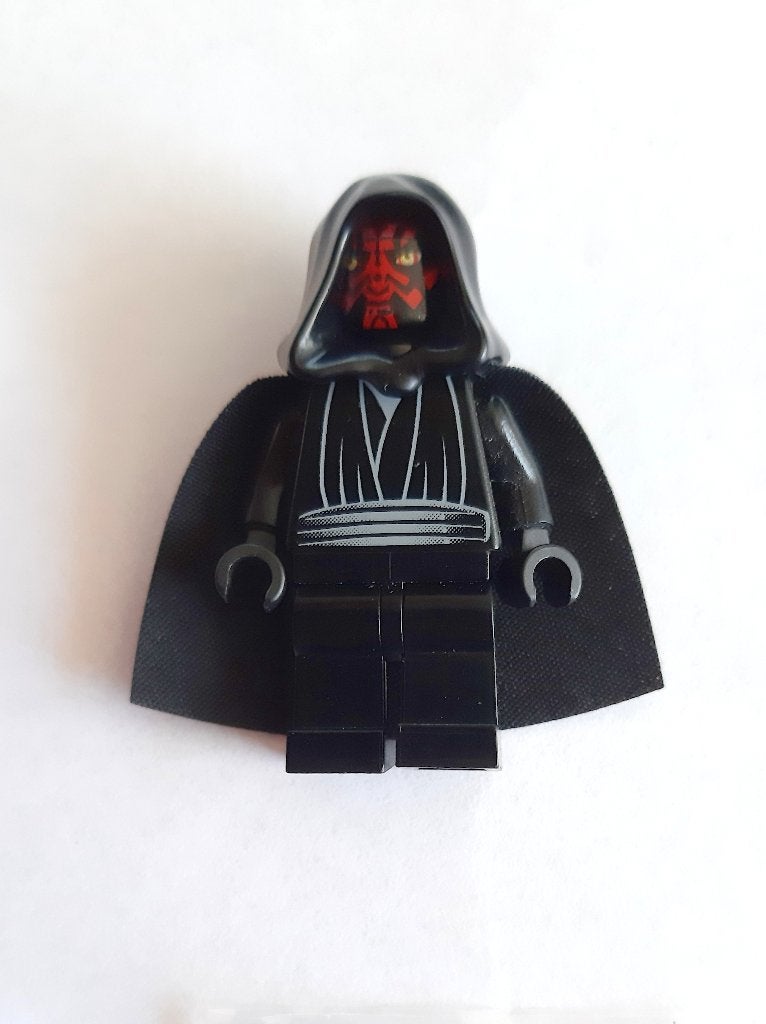 sw0003 Darth Maul - Hood and Cape, Sash without Pouch, Star Wars, Lego, Ophalen of Verzenden, Zo goed als nieuw