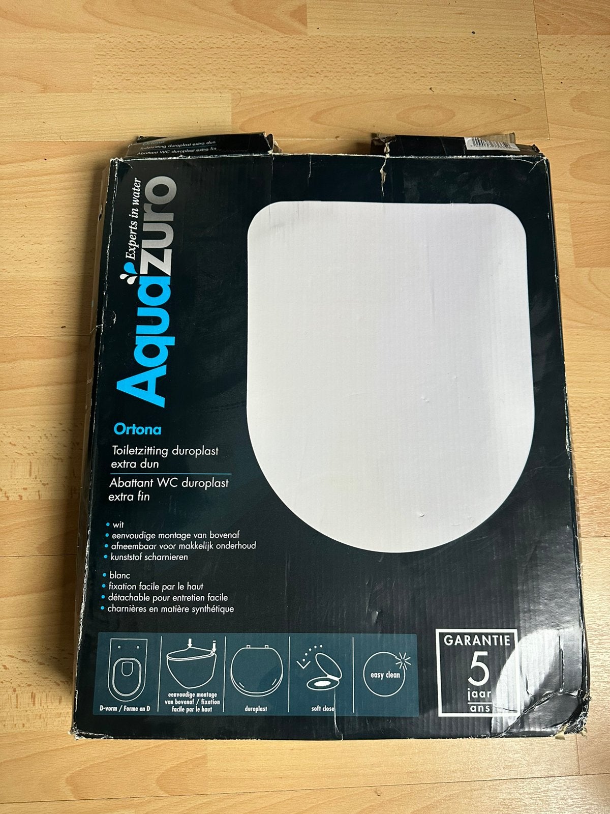Nieuwe wc bril met kleine beschadeging, Ophalen of Verzenden, Nieuw, Toilet
