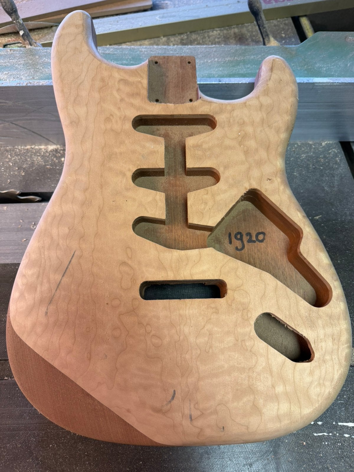 Stratocaster quilted maple